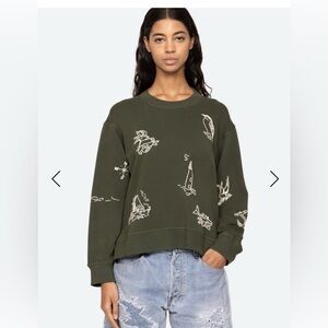 NEW SEA clyde lighthouse sweatshirt in green XL
